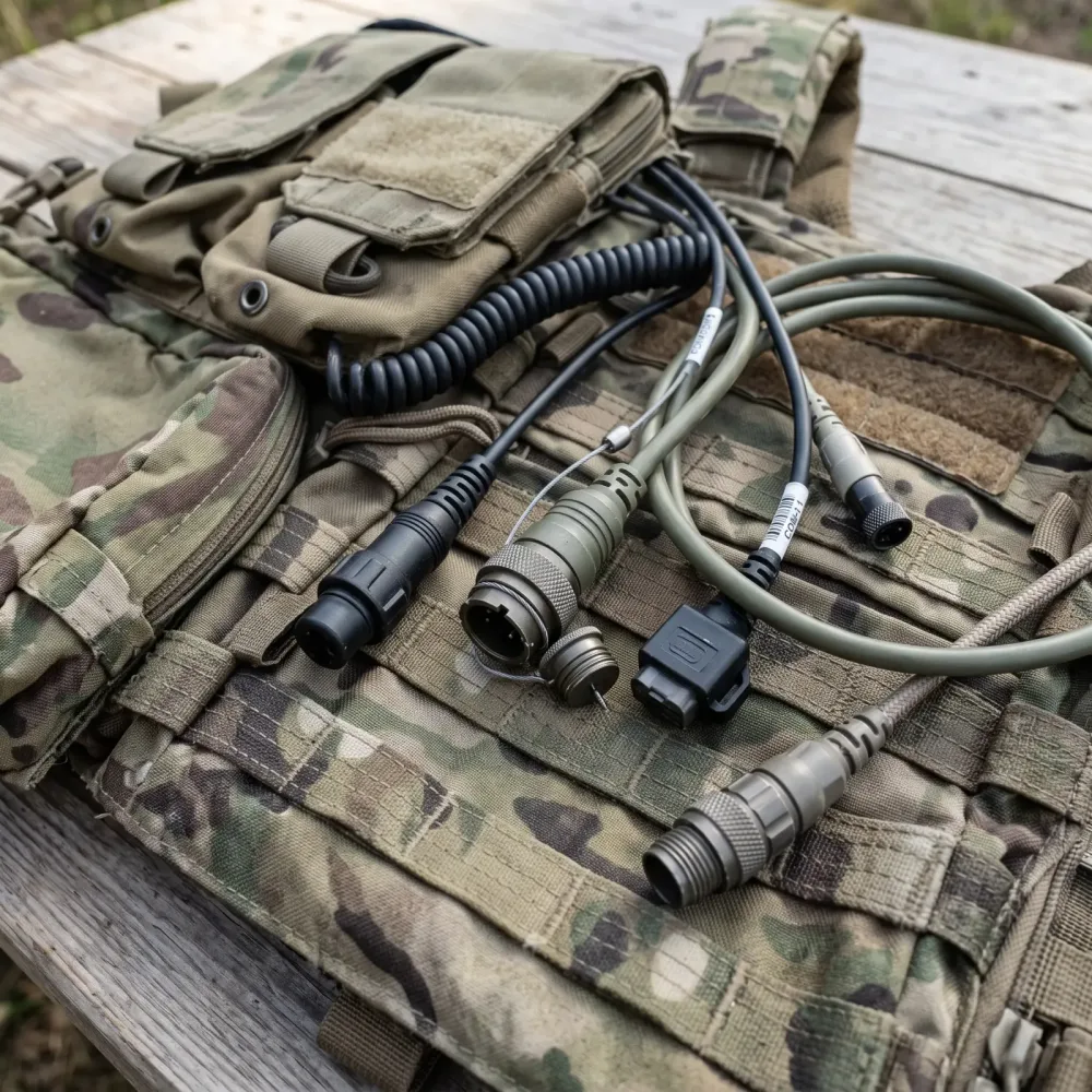 Militärische Steckverbindung, konfektioniert von SICATRON