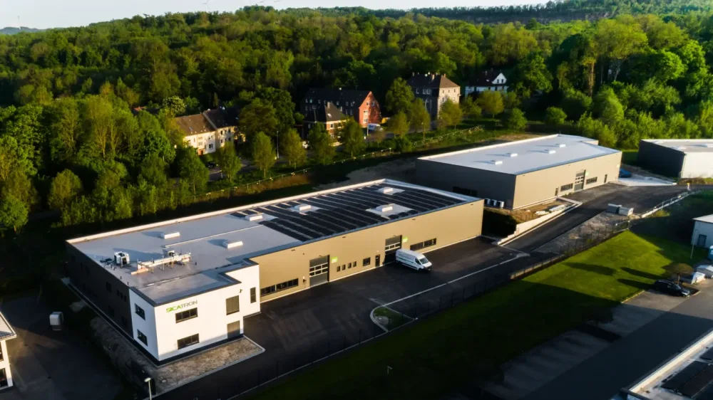Neuer Hauptstandort im Dezember 2024 aus der Luft