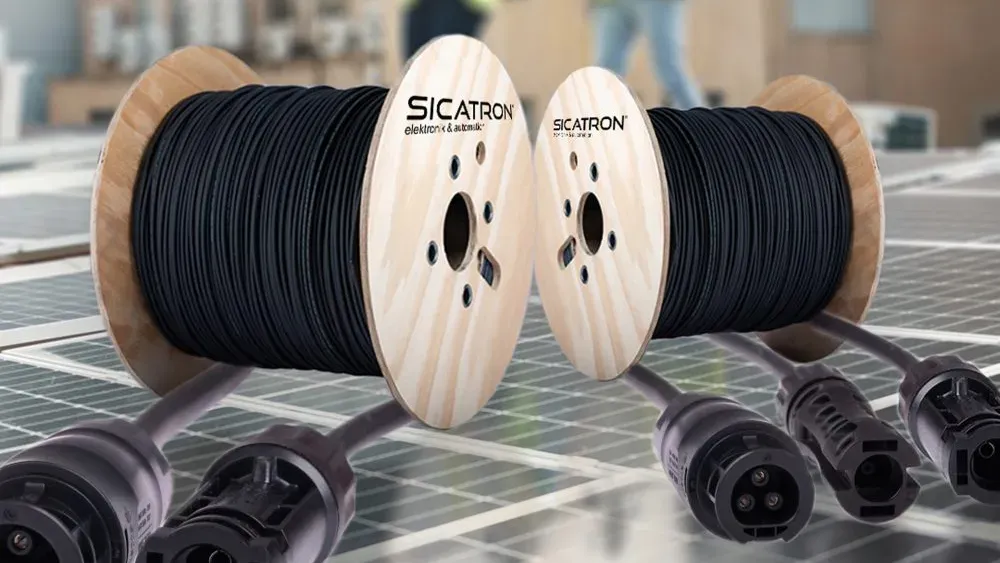 Kabeltrommel für Solartechnik von SICATRON