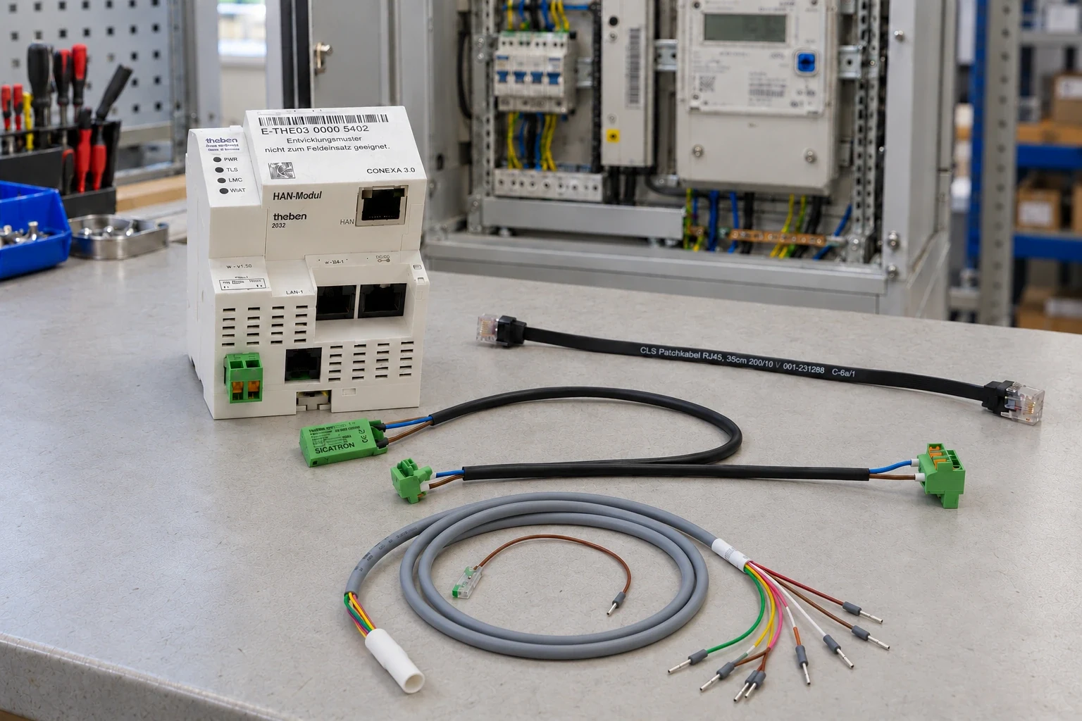 Kabel für Smart Meter Gateways und Steuerboxen